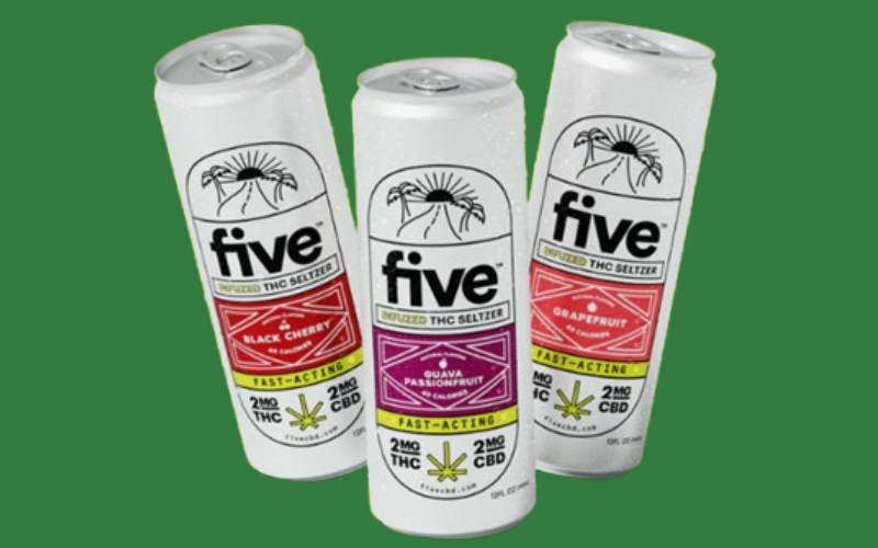 Five THC-Infused Seltzer